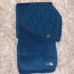 North Face Hat and Scarf